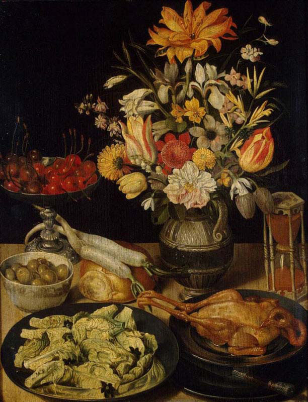 Flowers and Snacks